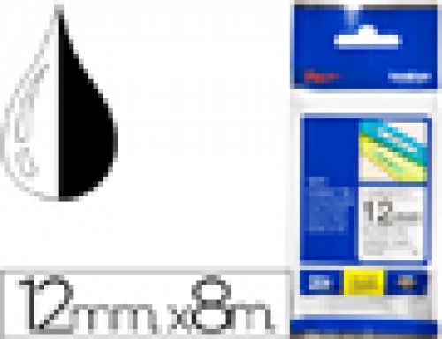 Fita brother tz-231 laminada branco-preto 12mm x 8m , Brother , 26812 , 4977766685177